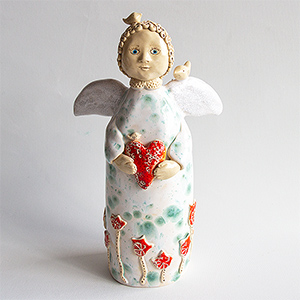 Angelas-skulptūrėlė Namų šiluma