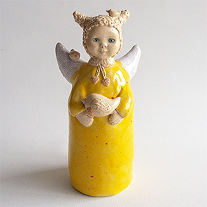 Skulptūrėlė-angelas Namų šiluma