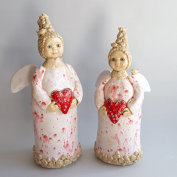 Angelai skulptūrėlės Širdies daina 