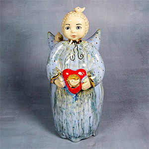 Skulptūrėlė Auksinis angelas