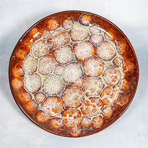 Pietų lėkštė Ryškūs ornamentai